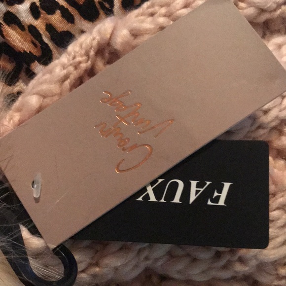 Offers Welcomed!! Women’s toboggan with a faux fur top NWT!!! - Picture 4 of 4